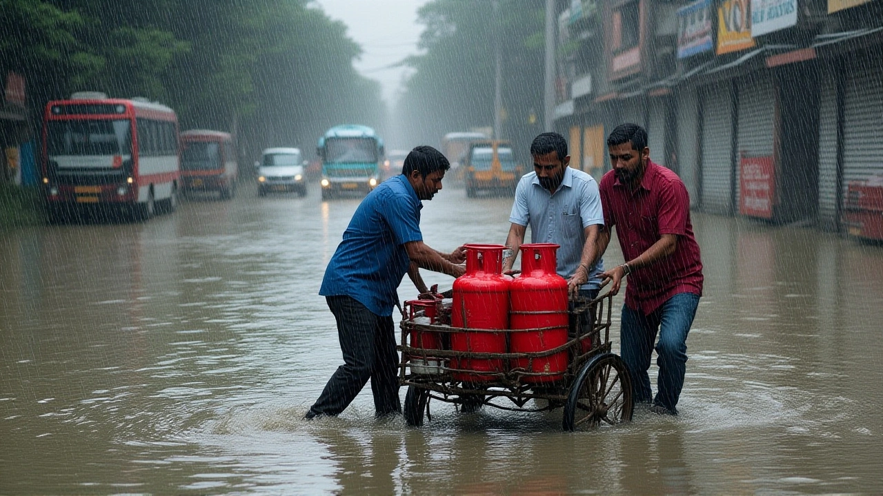 मुंबई में भारी बारिश: 791mm बारिश, लाल अलर्ट और स्कूल छुट्टी की घोषणा